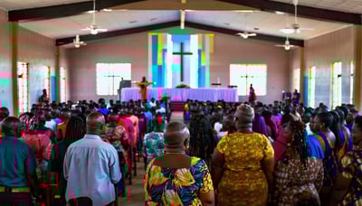 Community gathering at Light Of God Church Community gathering at Light Of God Church